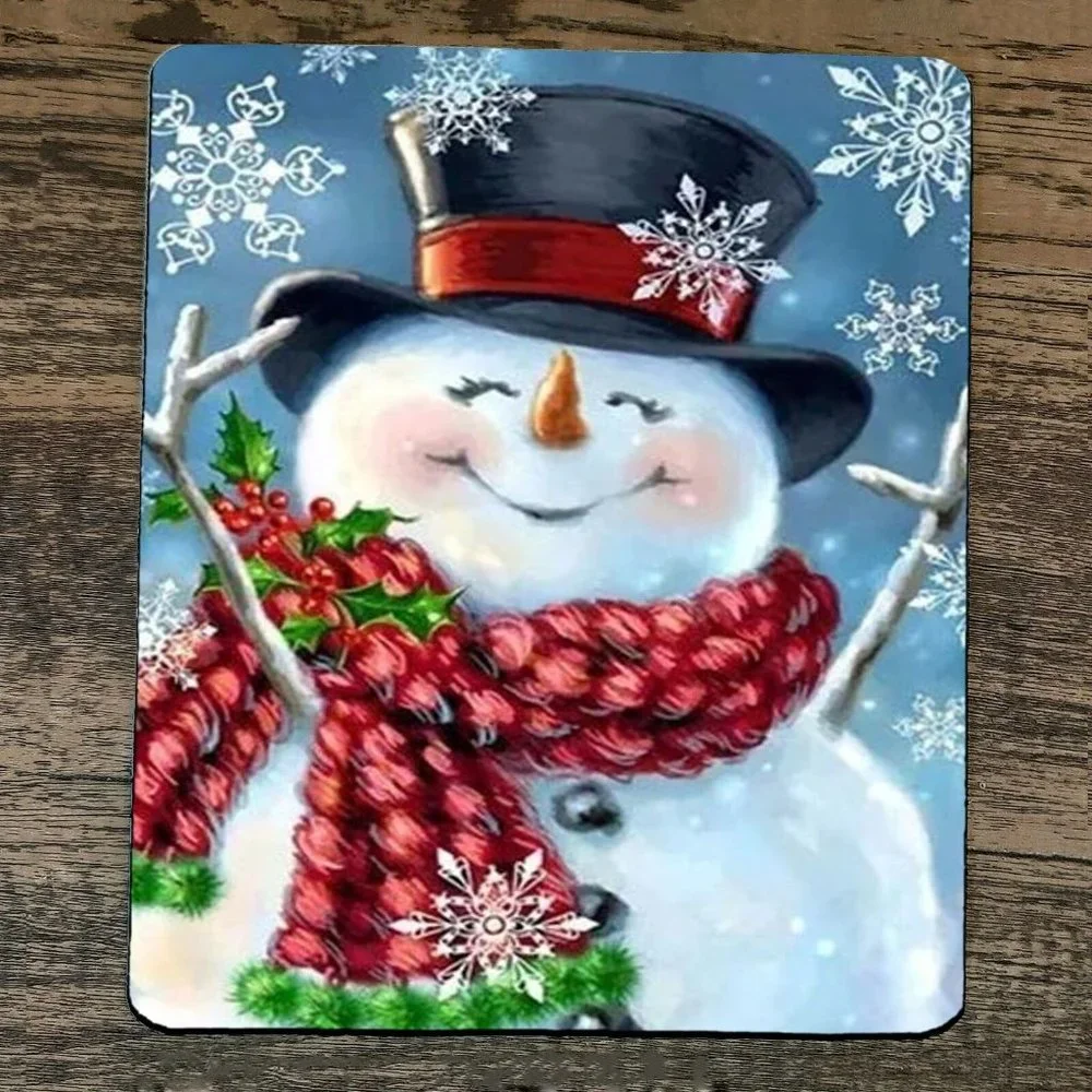 Mouse‎ Pad Snowman Xmas Christmas